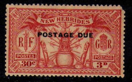 Nouvelles-Hebrides - 1925 - Timbres-Taxe 30 C. Neufs** - MNH - Strafport