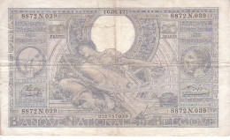 Belgique - Billet 60 D - Daté 16.05.42 - 100 Francs-20 Belgas