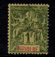 Nossi-Be - 1894 -  1 F.. Type Groupe -  Neuf Sans Gomme - Unused Stamps