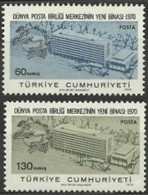 1970 TURKEY THE NEW BUILDING OF THE UPU CENTER MNH ** - Unused Stamps