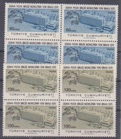 1970 TURKEY THE NEW BUILDING OF THE UPU CENTER BLOCK OF 4 MNH ** - Nuovi