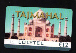 Sample Tajmahal Lolytel Phone Card - Lots - Collections