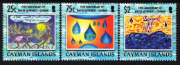 Cayman Islands - 2008 - Water Authority Of Cayman - 25th Anniversary - Mint Stamp Set - Cayman Islands