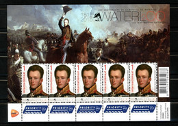 Nederland NVPH 3309 V3309 Vel Slag Bij Waterloo 2015 Postfris MNH Netherlands - Ongebruikt