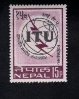 1932626253 1965 SCOTT 186  (XX) POSTFRIS  MINT NEVER HINGED  - ITU - INTERNATIONAL TELECOMMUNICATIONS UNION - Népal