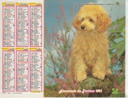 Calendrier-Almanach Des P.T.T 1991-Poster Intérieur Communauté Européenne--Tom Jerry Département AIN-01-Référence 416 - Tamaño Grande : 1991-00