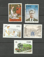 Irlande N°529, 530, 532, 539, 540 Cote 4.25€ - Used Stamps