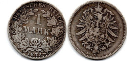 MA 29321 / Allemagne - Deutschland - Germany 1 Mark 1873 A TB+ - 1 Mark