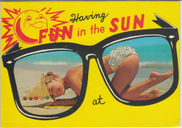 JAMAICA - Having Fun In The Sun, Pin Up,    Used - Jamaica