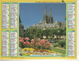 Calendrier-Almanach Des P.T.T 1991-Poster Intérieur Communauté Européenne--Tom Jerry Département AIN-01-Référence 325 - Formato Grande : 1991-00