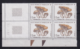 D 745 / ST PIERRE ET MIQUELON / N° 475 BLOC DE 4 COIN DATE NEUF** COTE 8.80€ - Collections, Lots & Series