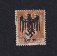 N° 282, 45 C Paix Faux De Propagande Lorient Oblitéré 01 - Guerre (timbres De)