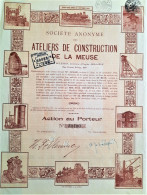 S.A. Des Ateliers De Construction De La Meuse (1946)  - Liège (DECO!) - Industrie