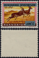 Rwanda - 62 - Curiosité - Surcharge Inversée - 7.5F Impala - 1964 - MNH - Nuevos