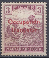 Arad Occupation Française En Hongrie Mi 7 * Moissonneurs O D'OCCUPATION Plus Haut (K6) - Unused Stamps