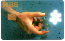 Puzzle Carte Magnétique NBS   Card Karte (F 553) - Badge Di Eventi E Manifestazioni