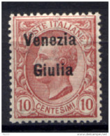 Venezia Giulia 1918 Sass.22 **/MNH VF/F - Venezia Giulia