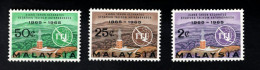 1932681993 1965 SCOTT 12 14 (XX) POSTFRIS  MINT NEVER HINGED  - ITU - INTERNATIONAL TELECOMMUNICATIONS UNION - Malaysia (1964-...)
