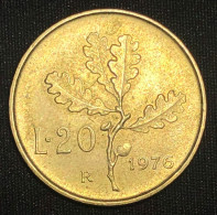 Italia 20 Lire, 1976 - 20 Liras
