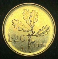 Italia 20 Lire, 1976 (FDC) - 20 Lire