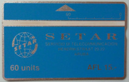 ARUBA - L&G - Landis & Gyr - Specimen - 60 Units - Setar - R - Aruba