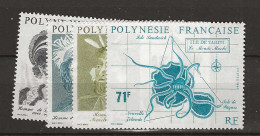 1990 MNH Polenesie Française Mi 553-56 Postfris** - Neufs