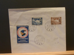 FDC GROENL.57/  LETTRE   GROENLAND  1956  NR. 28/9+ VIGNET - Covers & Documents