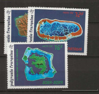 1992 MNH Polenesie Française Mi 605-07 Postfris** - Neufs