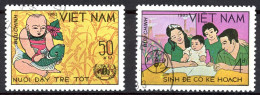 Viêt-Nam   Y&T   460 - 461    Obl   ---  1983  --  Journée Mondiale De L'alimentation  --  TTB - Usados