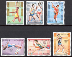 Viêt-Nam   Y&T   436 - 440    Obl   ---  1983  --  Jeux Olypiques De Los Angeles : Sports Divers - Gebraucht