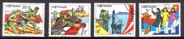 Viêt-Nam   Y&T   571 - 574    Obl   ---  1985  --  Libération De Saïgon   --  TTB - Usati