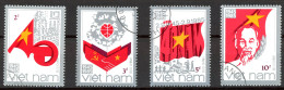 Viêt-Nam   Y&T   605 - 608    Obl   ---  1985  --  Anniversaire République Socialiste Du Vietnam - Used Stamps