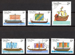 Viêt-Nam   Y&T   732 - 737    Obl   ---  1986  --  Voiliers Et Galères   --  TTB - Used Stamps