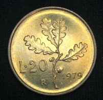 Italia 20 Lire, 1979 (FDC) - 20 Liras