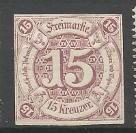 ALLEMAGNE Tour Et Taxis N° 40 NEUF* TRACE DE CHARNIERE   / Hinge / MH - Mint