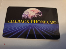 GREAT BRITAIN / CALBACK PHONECARD  EARTH SPHERE   /   /    PREPAID CARD/ MINT  **15988** - [10] Colecciones