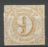 ALLEMAGNE Tour Et Taxis N° 48 NEUF* TRACE DE CHARNIERE   / Hinge / MH - Postfris