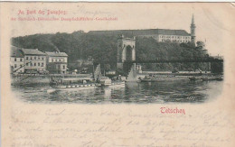 AK Tetschen - An Bord Des Dampfers Kronprinz Der Sächsisch-Böhmischen Dampfschiffahrts-Gesellschaft - 1903  (66591) - Tschechische Republik