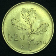 Italia 20 Lire, 1980 - 20 Lire