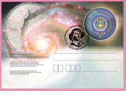 Poland 2023, Postcard FDC, TORUN, Kopernik Copernicus, Astronomy, Copernic, Cosmos, Science, - Astronomie