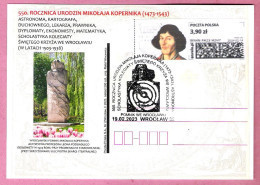 Poland 2023, Postcard, WROCLAW (2), Kopernik Copernicus , Astronomy, Copernic, Cosmos, Science, LIMITED EDITION - Astronomie