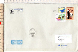 Tschechische Republik 2023 Brief/ Letter 50g In Die BRD   Format/ Size! - Storia Postale