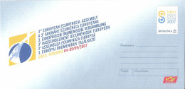 335  Rassemblement Oecuménique Européen: PAP 2007 - European Ecumenical Assembly, Sibiu: Stationery Cover - Christianisme