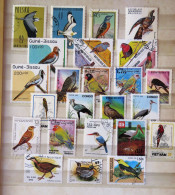 Birds Triangular Stork Kingfisher - Collections, Lots & Series