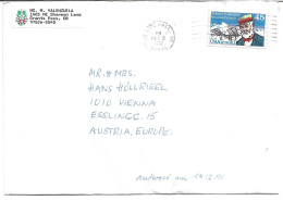 0158a: USA- Brief 1990 Nach Wien, Aviation Pioneer Samuel P. Langley - Sonstige (Luft)