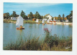 Delcampe - 41 - SALBRIS -  LE CAMPING ET LE PLAN D'EAU - INITIATION À LA VOILE - VOILIERS - Salbris
