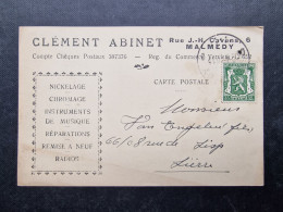 Delcampe - CP BELGIQUE (V1916) MALMEDY PETITS METIERS (2 Vues) CLEMENT ABINET Rue J H Cavens, 6 - Malmedy