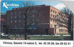 SCHEDA TELEFONICA URMET LITUANIA (J56.7 - Litouwen