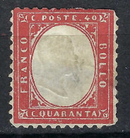 ITALIE Ca.1862: Le Y&T 4 Neuf(*), Dents Courte Au NE Forte Cote - Sardegna