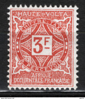 Alto Volta 1928 Segnatasse Y.T.20 */MH VF/F - Postage Due